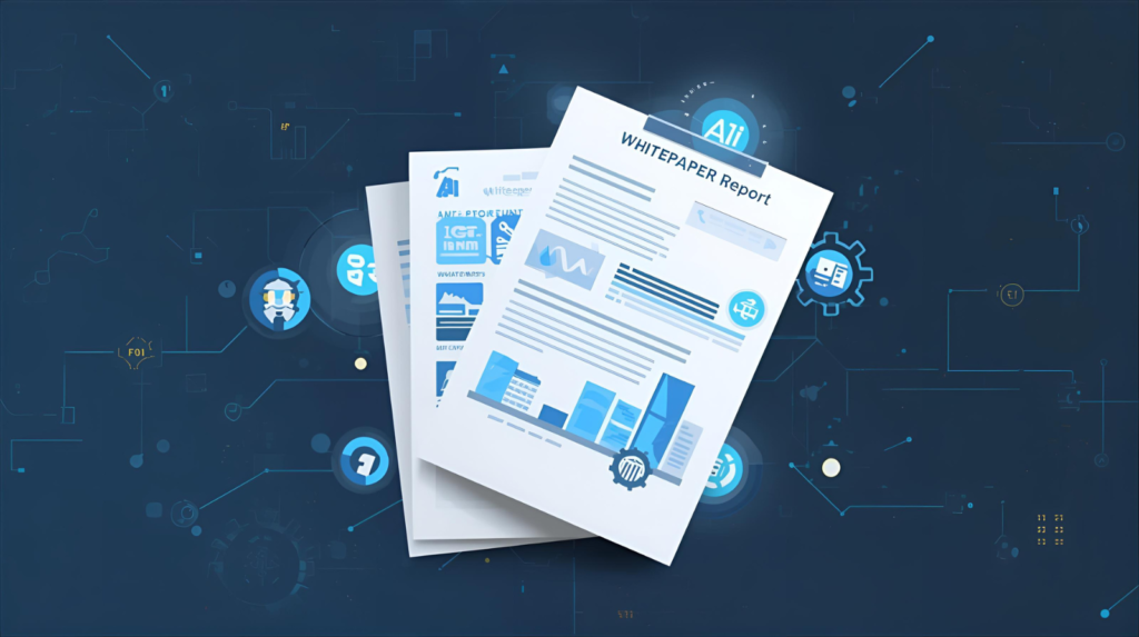 Concept image representing AI and workforce trends from a whitepaper dispelling fears of job losses.