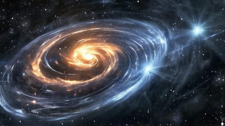 Scientific visualization of gravitational waves emitted during neutron star collision