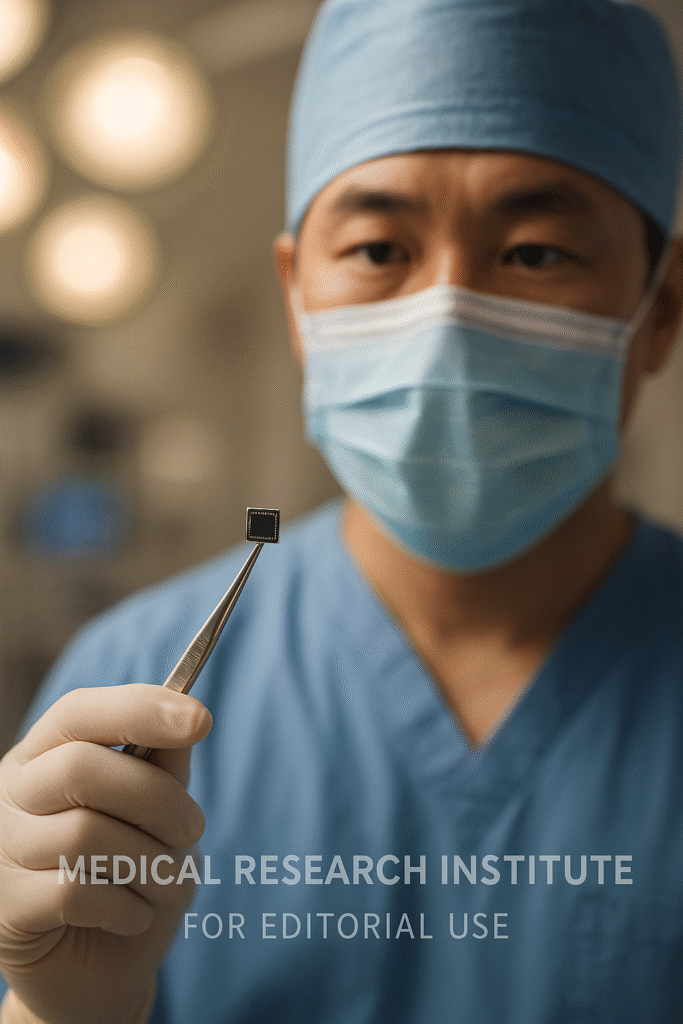 PRIMA retinal implant — microchip used to restore reading vision in advanced dry AMD