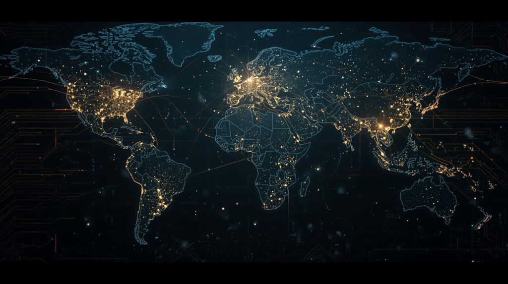 Silent AGI war showing artificial intelligence reshaping global power in 2025