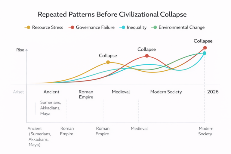 historical warning signs before civilizations collapse