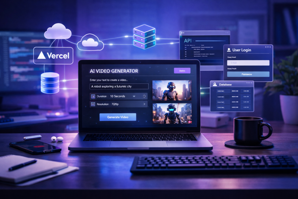 build ai website for free using vercel supabase chatgpt architecture