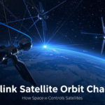 Starlink satellites changing orbit around Earth for global internet coverage