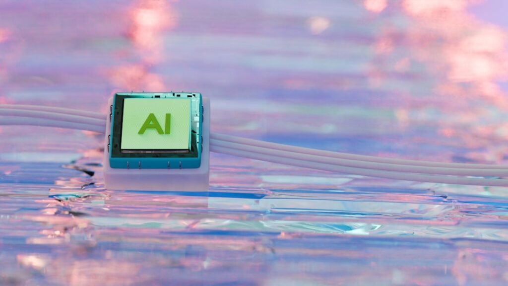 Quantum AI chaos prediction breakthrough in 2026, showing complex data patterns