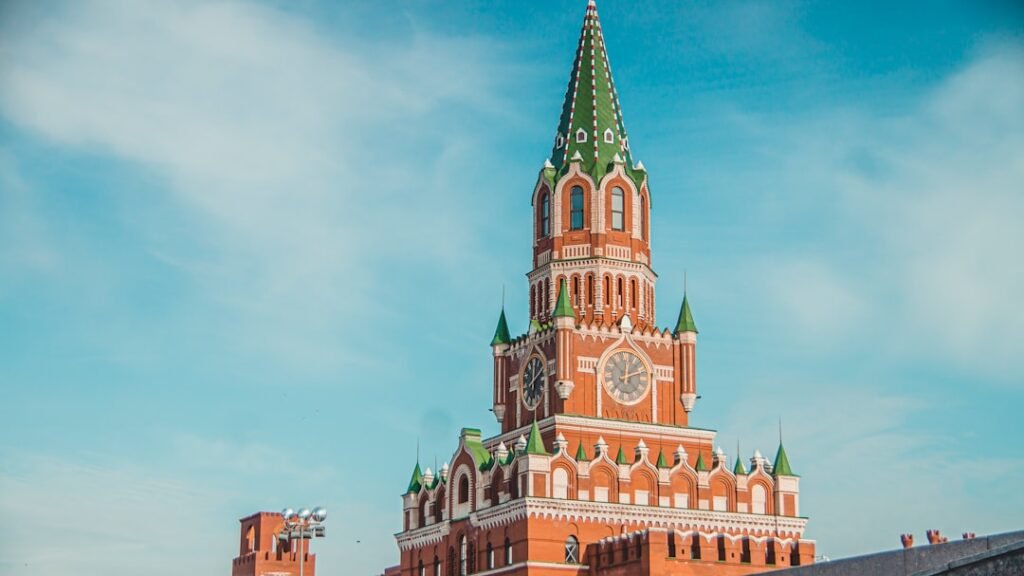 Russian diplomats expelled Austria 2026: A building with a 'forest of antennas' on its roof, symbolizing modern espionage and signals intelligence.