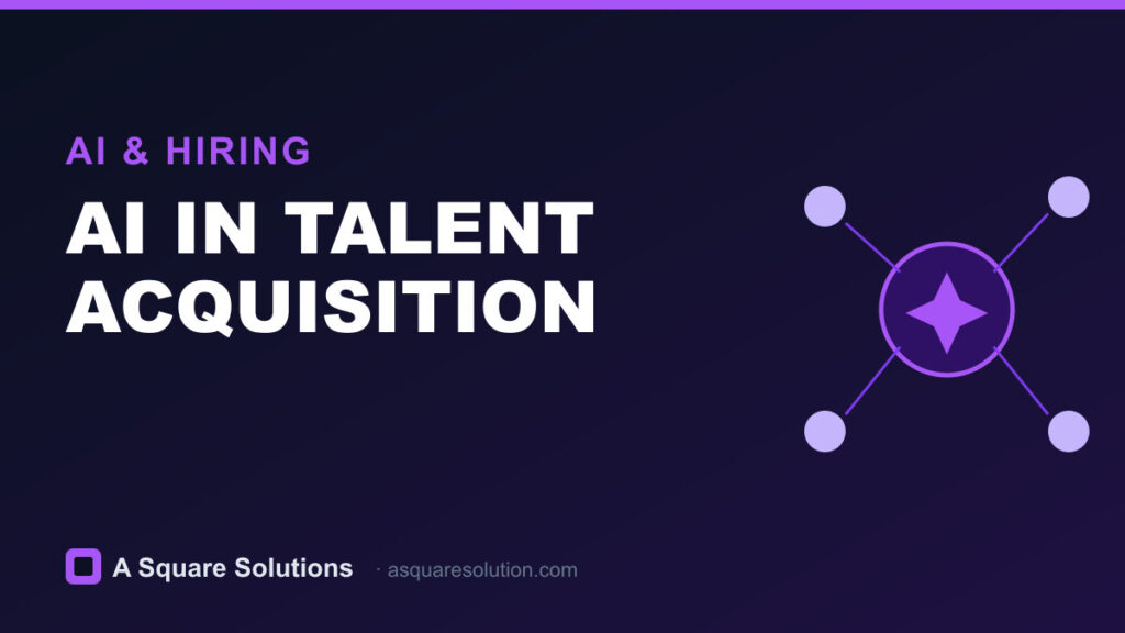 AI and hiring illustration for AI talent acquisition strategies
