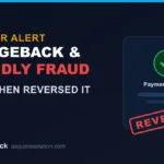 Warning graphic about chargeback and friendly-fraud scams targeting online sellers
