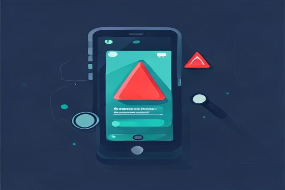 Illustration: verifying a suspicious payment screenshot on a smartphone