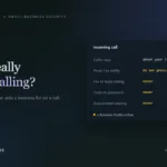 Editorial graphic of an incoming call card listing requests Google says it never makes, including a fee to keep a listing and a code or password, beside the headline Is that really Google calling?